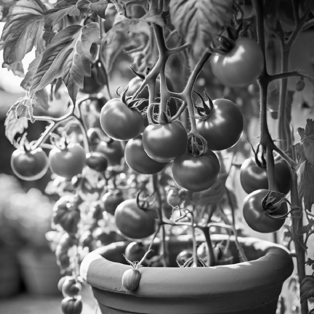 Saksıda domates yetiştiriciliğinde başarıya giden yol